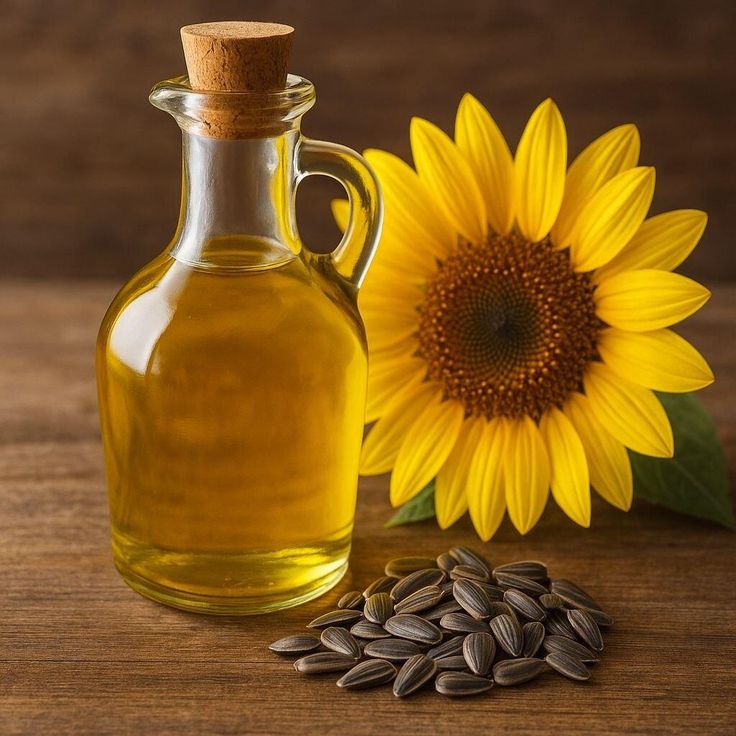 Sunflower Cooking Oil Display